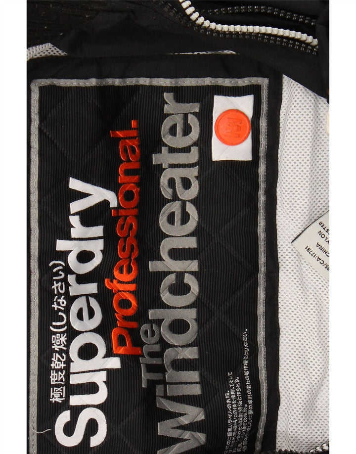 SUPERDRY Женская ветровка The Windcheater UK 14 Средний Черный