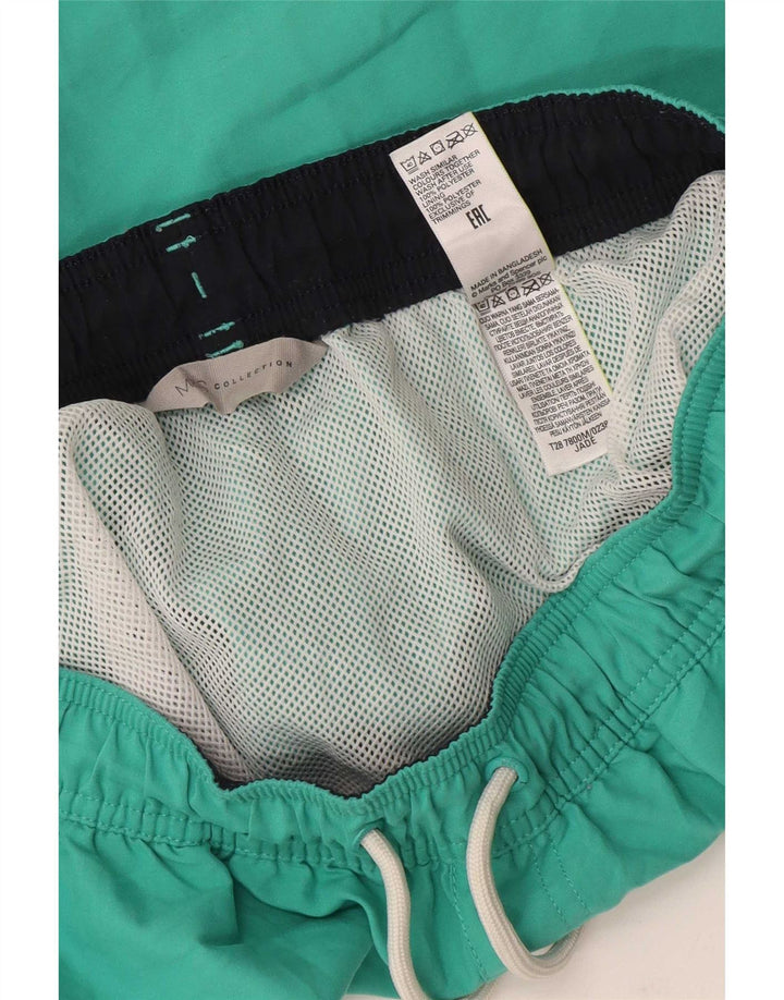 Мужские шорты для плавания Marks & Spencer, полиэстер, средний зеленый цвет