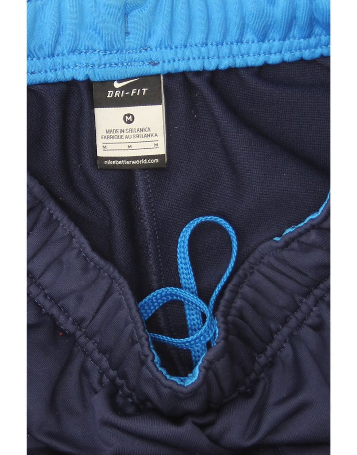 Мужские спортивные брюки Nike Dri Fit среднего размера, темно-синие, полиэстер