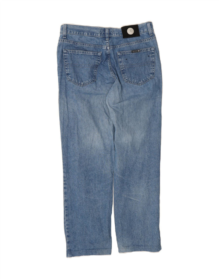 TRUSSARDI Mens Straight Jeans W32 L28 Blue Vintage Trussardi and Second-Hand Trussardi from Messina Hembry 