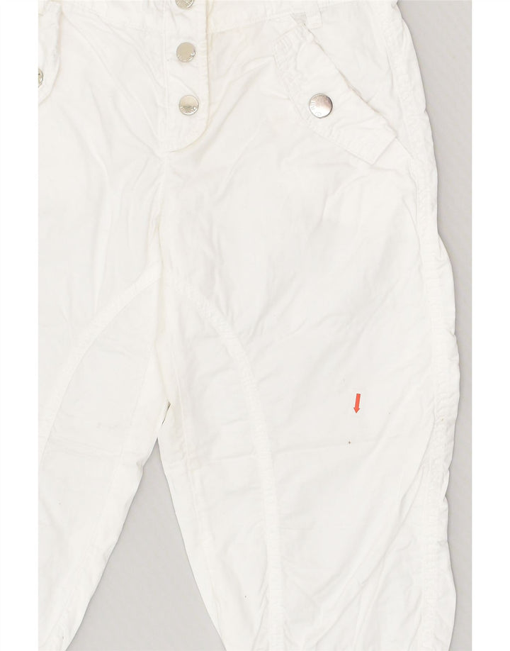 LIU JO JUNIOR Girls Slim Chino Trousers 11-12 Years W26 L20  White Cotton | Vintage Liu Jo junior | Thrift | Second-Hand Liu Jo junior | Used Clothing | Messina Hembry 