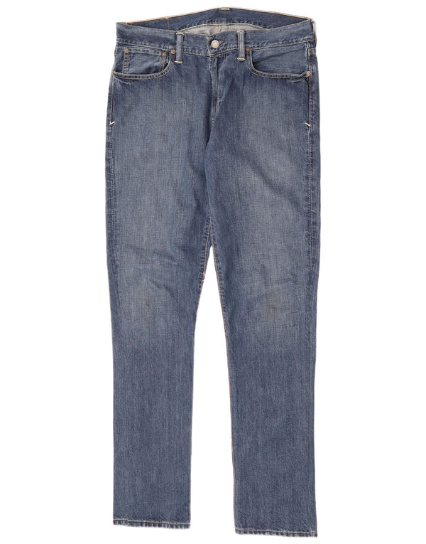Мужские джинсы скинни Polo Ralph Lauren W32 L34 синие, хлопок