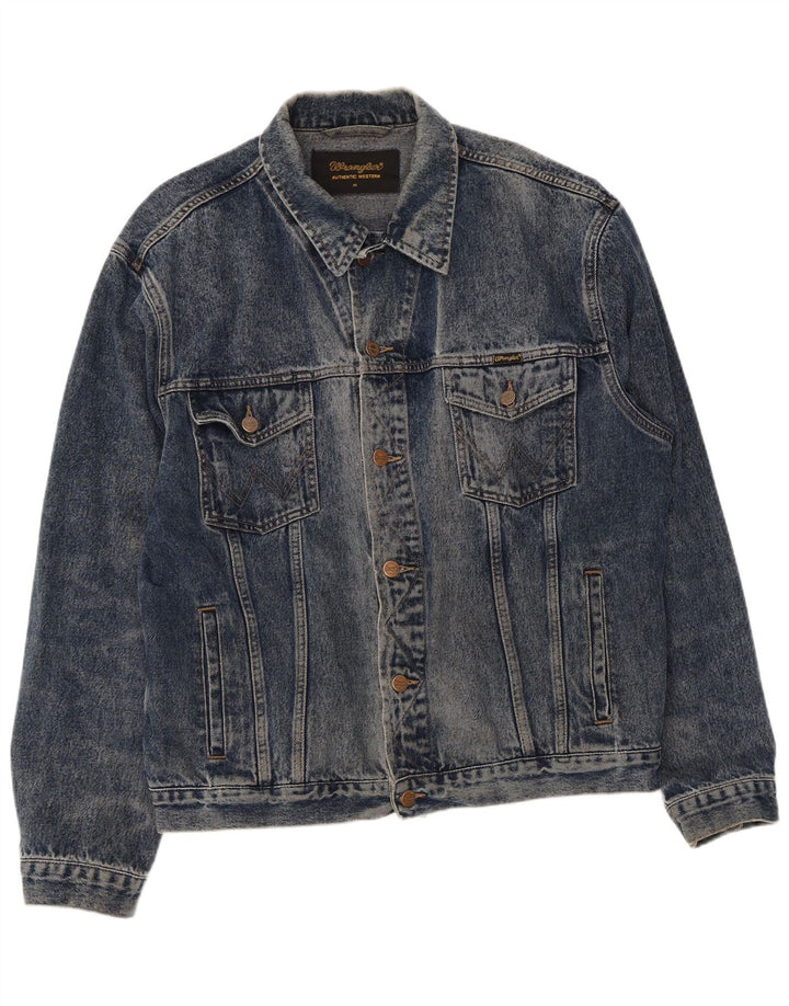 Мужская джинсовая куртка Wrangler UK 42 XL, синяя, хлопок