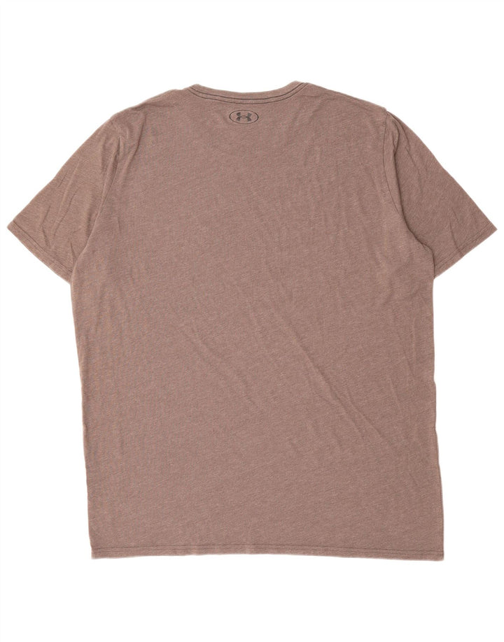 UNDER ARMOUR Mens Tall T-Shirt Top 2XL Grey