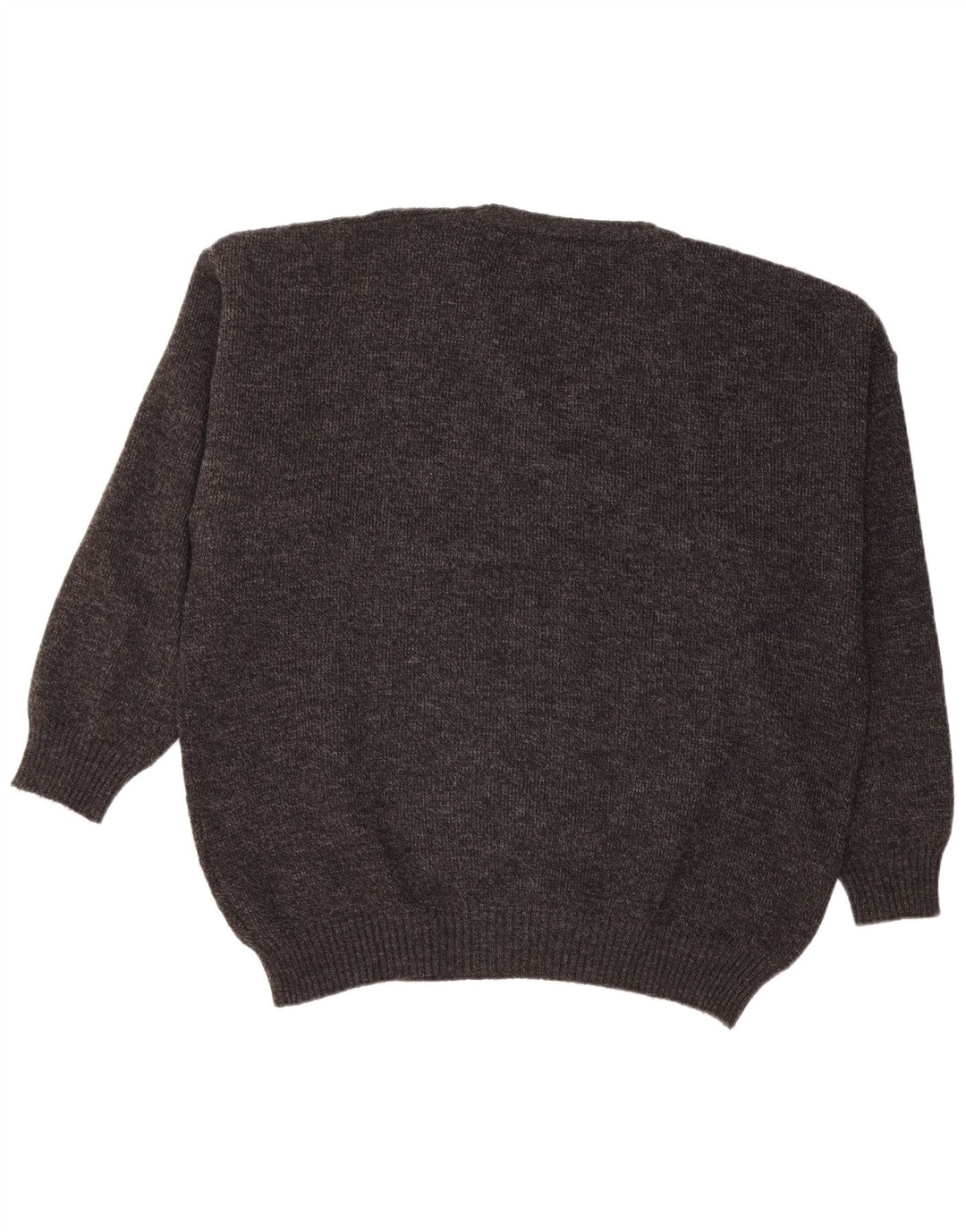 VINTAGE Мужской джемпер с v-образным вырезом IT 56 XL Серый Акрил