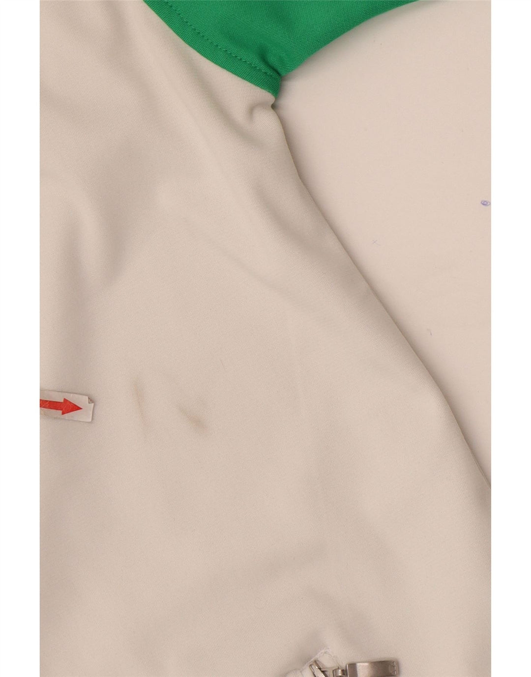 Женский спортивный костюм Ellesse, верхняя куртка UK 20 2XL, белый полиэстер с цветными блоками