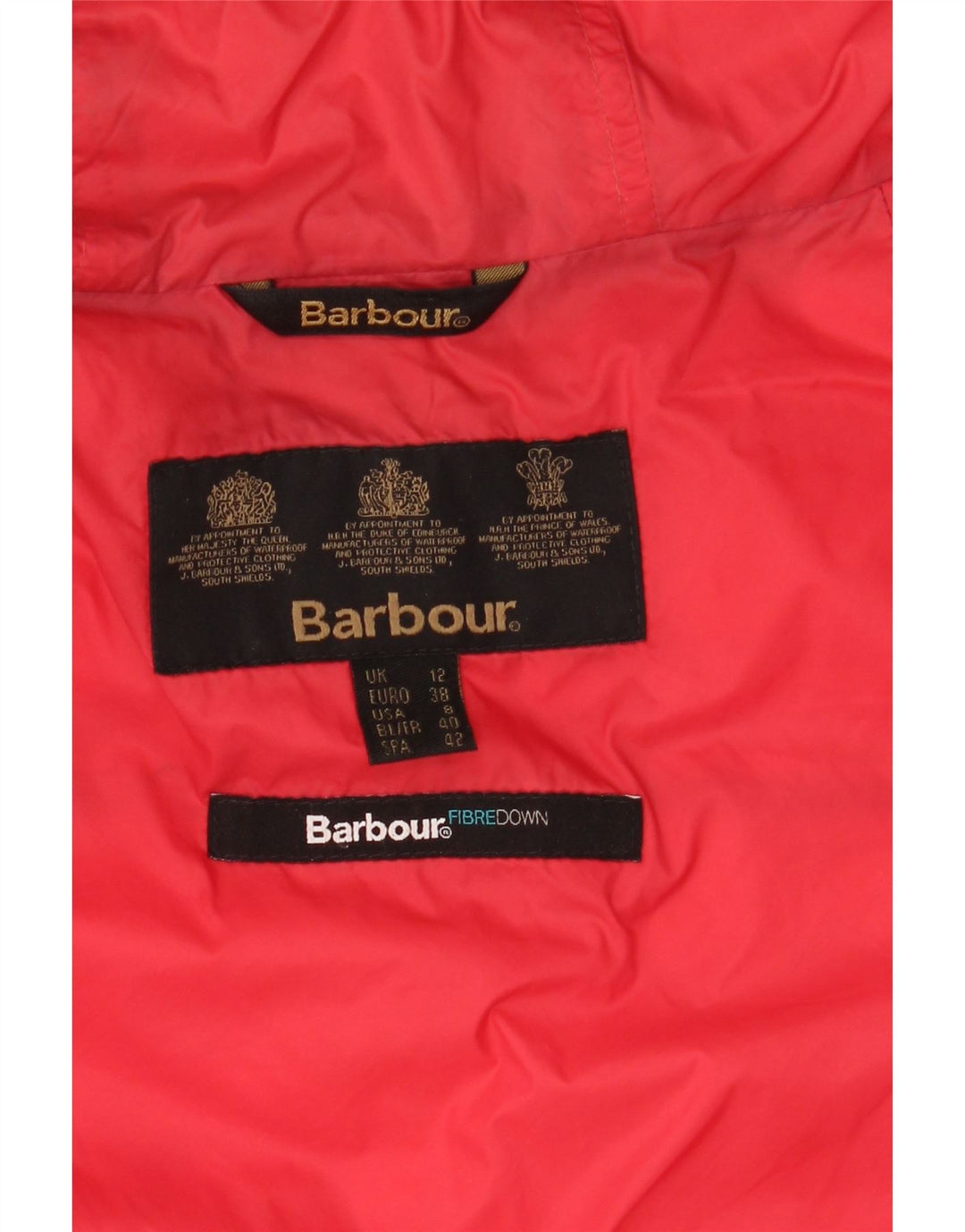 BARBOUR Женская стеганая куртка с капюшоном UK 12 Средний Темно-Синий