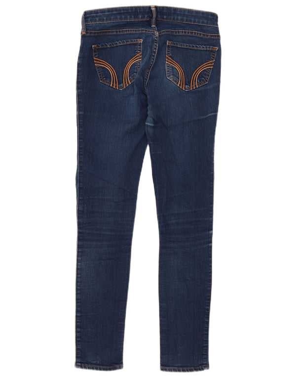 Женские джинсы скинни Hollister США 1 XS W25 L27 Темно-синий хлопок