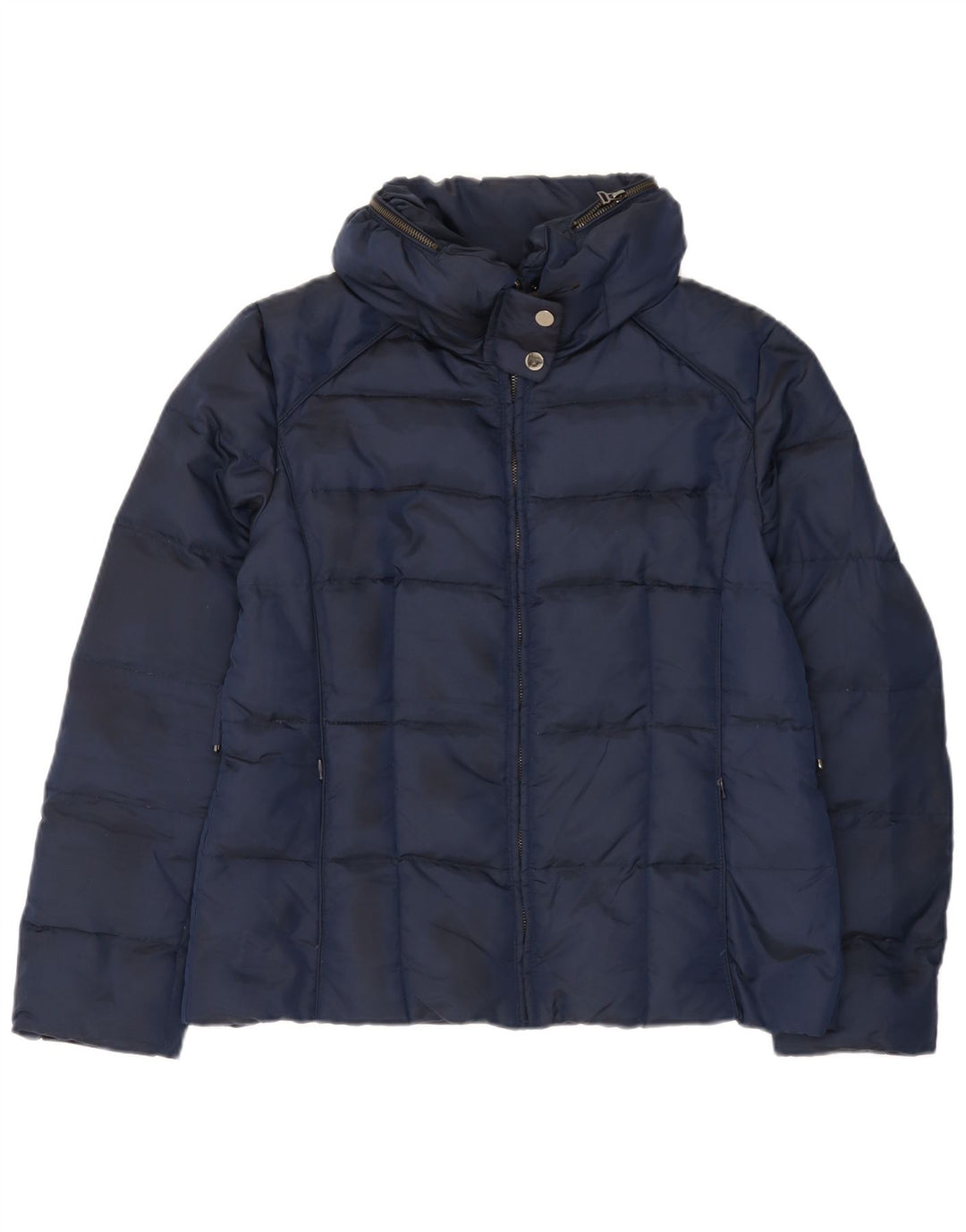 Женская стеганая куртка Zara UK 18 XL, темно-синий нейлон