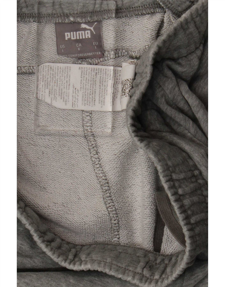 Мужские спортивные шорты Puma, большие серые хлопковые крапинки
