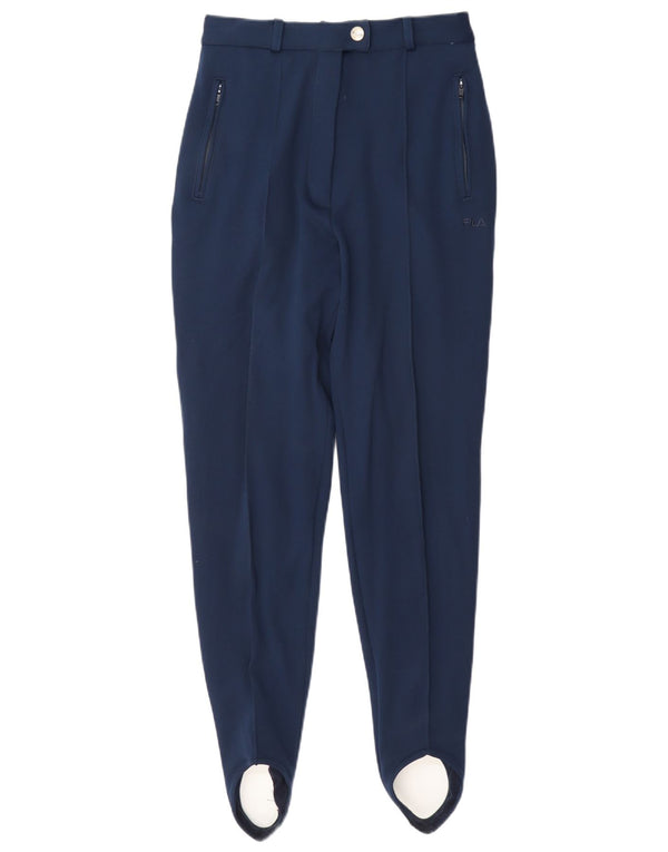 Fila Женские повседневные брюки со штрипками IT 44 Medium W28 L30 Темно-синий акрил