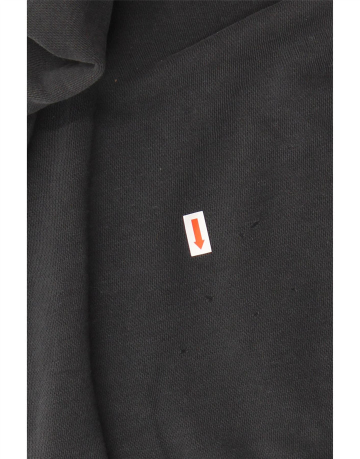 Женский джемпер с капюшоном NIKE UK 14, средний черный, хлопок