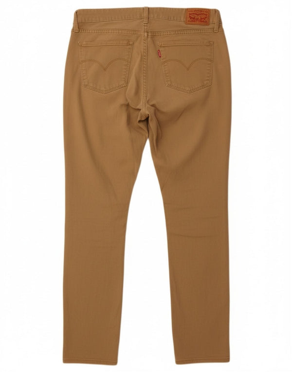 Женские повседневные брюки скинни Levi's 711 W30 L30, бежевый хлопок