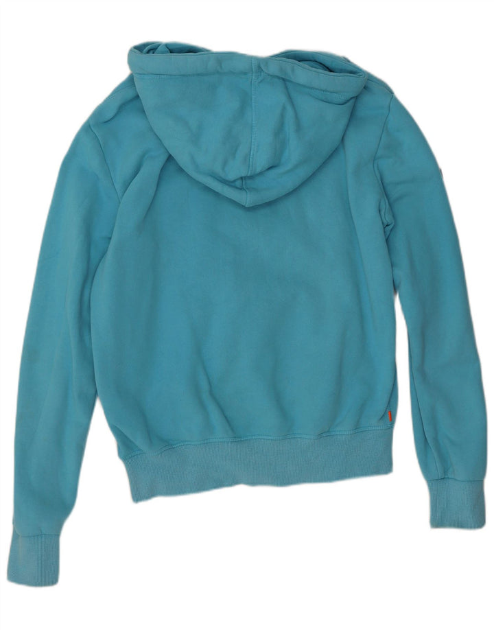 Мужской джемпер с капюшоном Superdry с рисунком, средний синий, хлопок