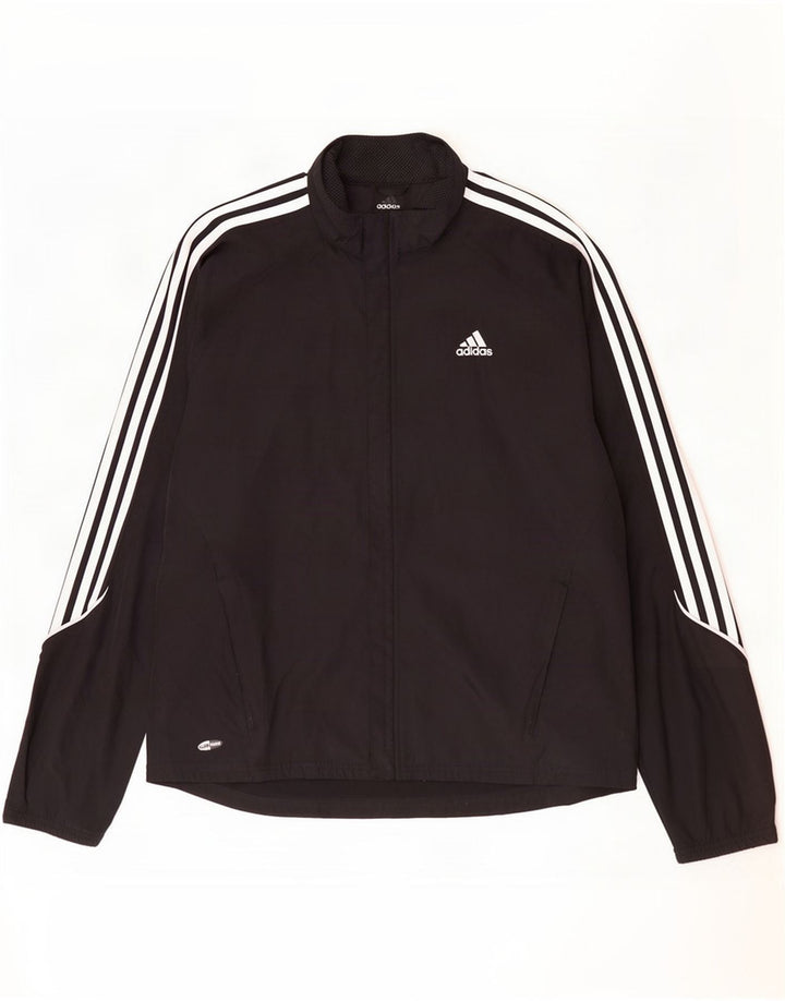 Мужской спортивный костюм Adidas Clima Proof, верхняя куртка, большой черный полиэстер