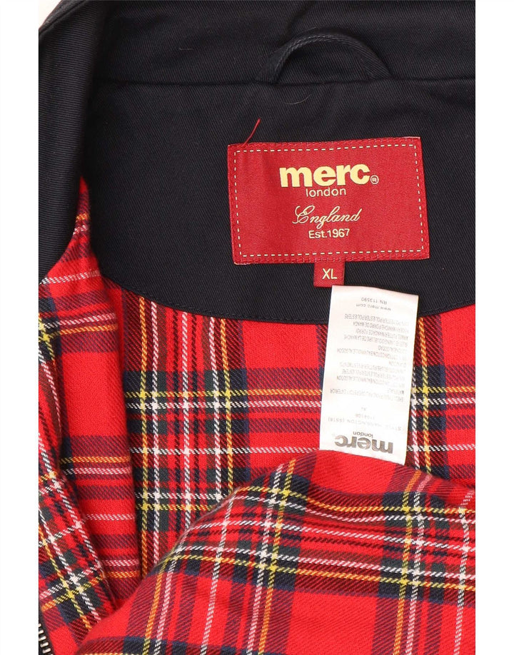 Мужская куртка-бомбер Merc UK 42 XL, темно-синий, хлопок