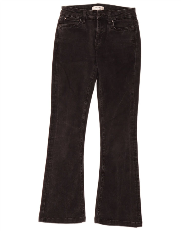 Женские расклешенные джинсы Zara EU 34 2XS W24 L28 черные