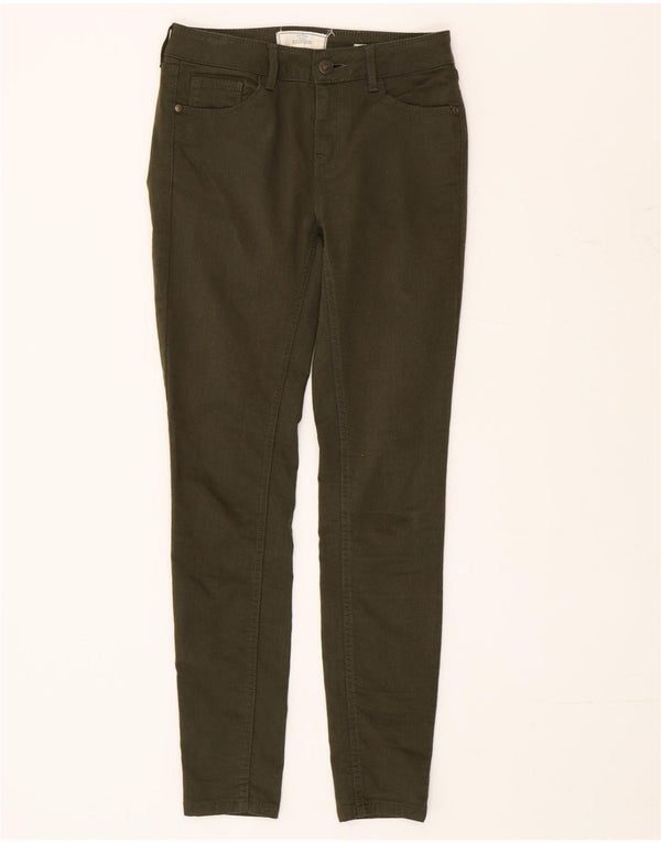 Женские джинсы скинни FAT FACE UK 8 Small W28 L28 Хаки Хлопок