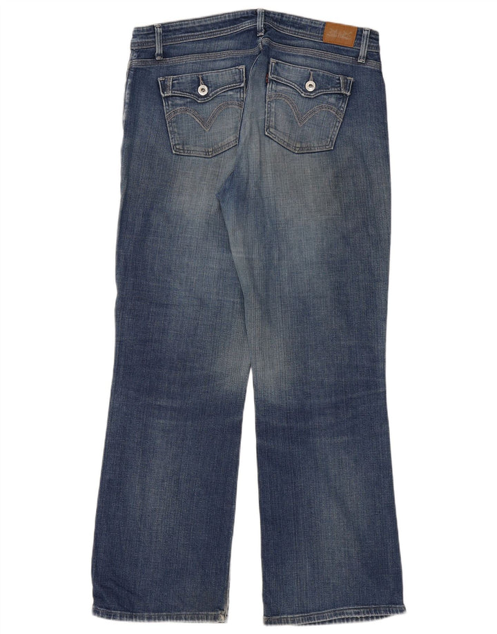 LEVI'S Womens 525 Curvy Bootcut Jeans W33 L32 Blue Cotton