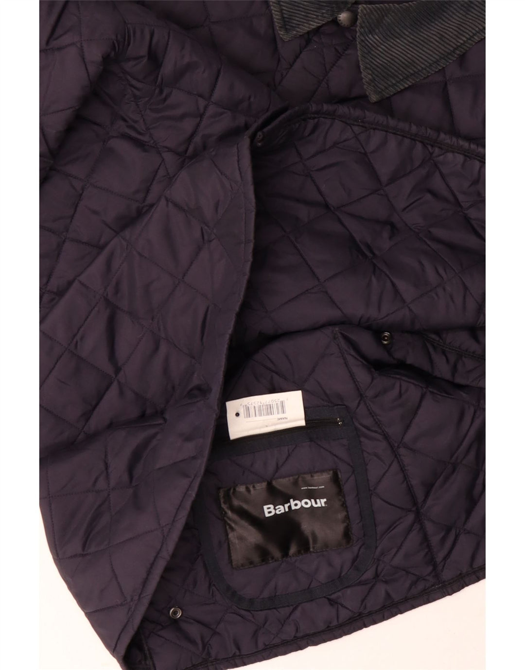 Мужская стеганая куртка Barbour UK 44 2XL темно-синяя, полиэстер