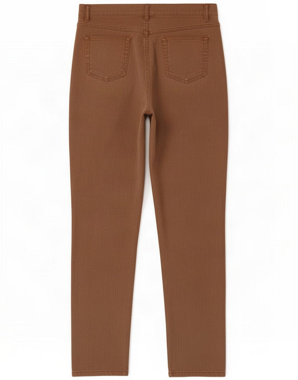 Женские прямые джинсы Marks & Spencer UK 20 2XL W38 L31 Коричневый хлопок