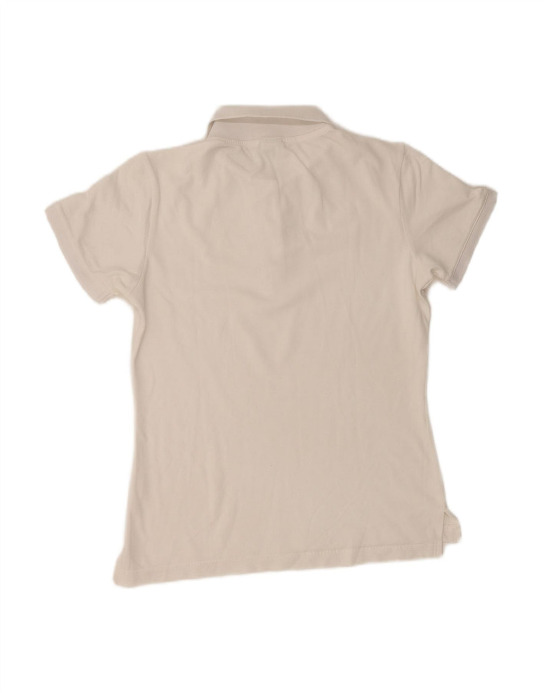 CHAMPION Womens Polo Shirt UK 12 Medium White