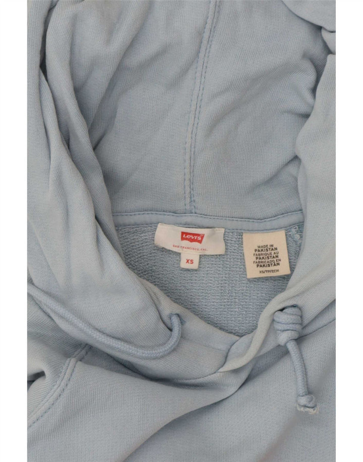 Мужской джемпер с капюшоном с рисунком Levi's XS синий