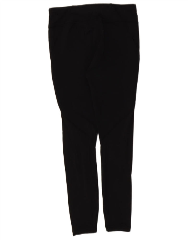 Женские леггинсы Nike Dri Fit UK 8, маленькие черные нейлоновые