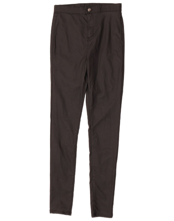 Женские узкие брюки Topshop W28 L30, черный хлопок