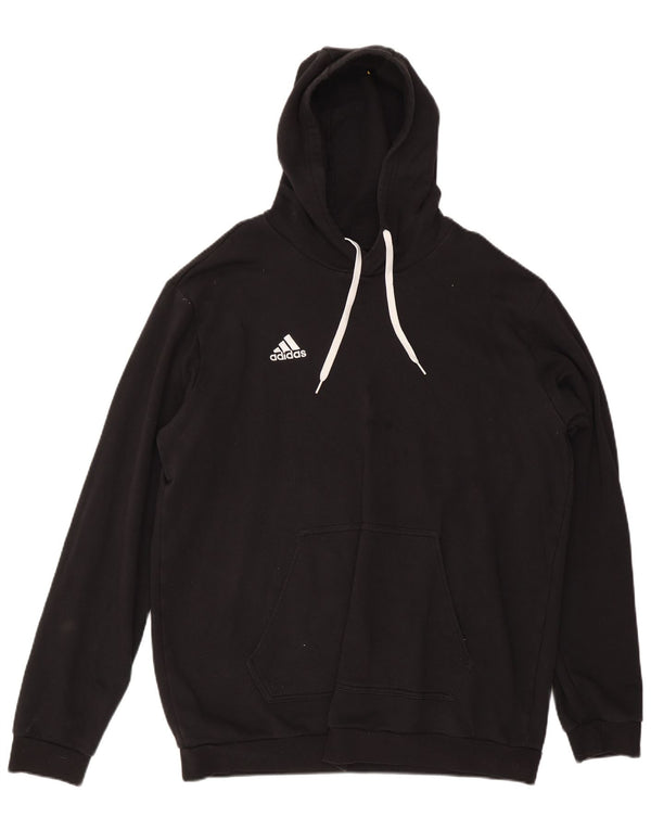 Мужской джемпер с капюшоном Adidas 2XL, черный хлопок