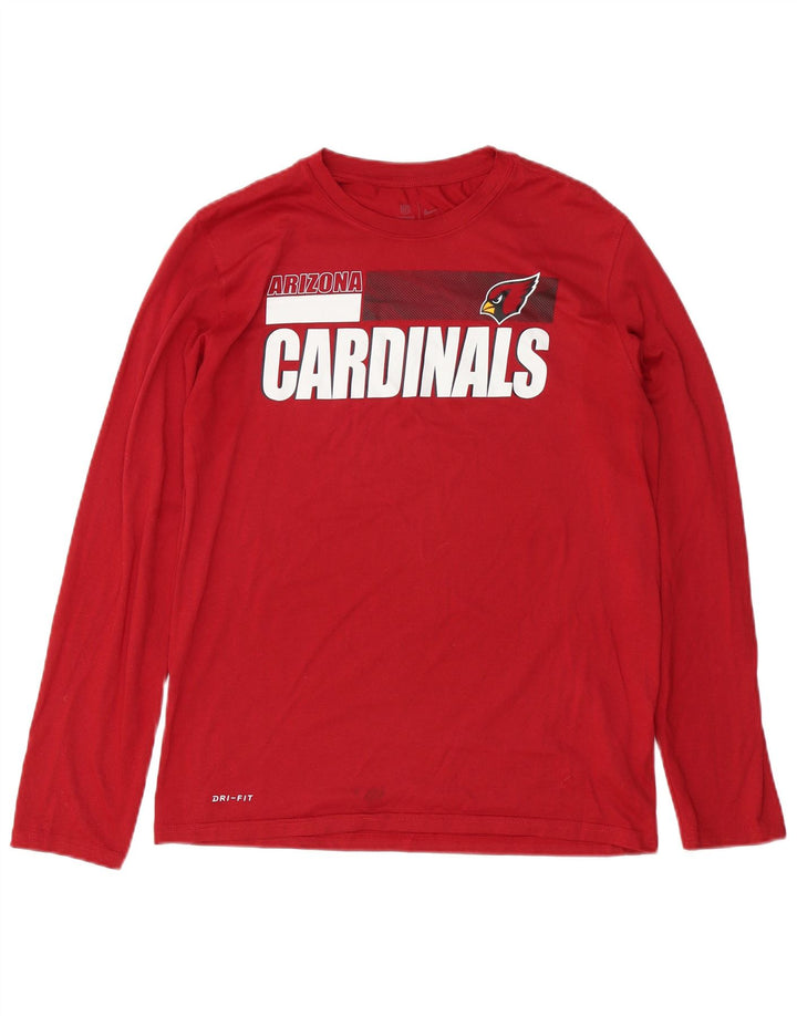 Мужские кроссовки Nike Arizona Cardinals с графикой и длинными рукавами, средний красный полиэстер