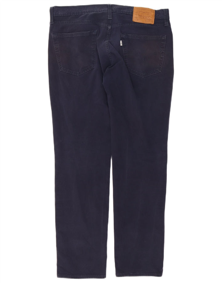 Мужские узкие джинсы Levi's 511 Regular Fit W33 L29 Темно-синие, хлопок