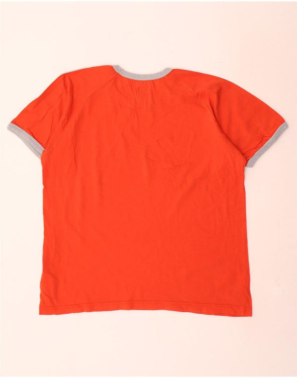 Adidas Мужская футболка с рисунком Top XL Оранжевый хлопок