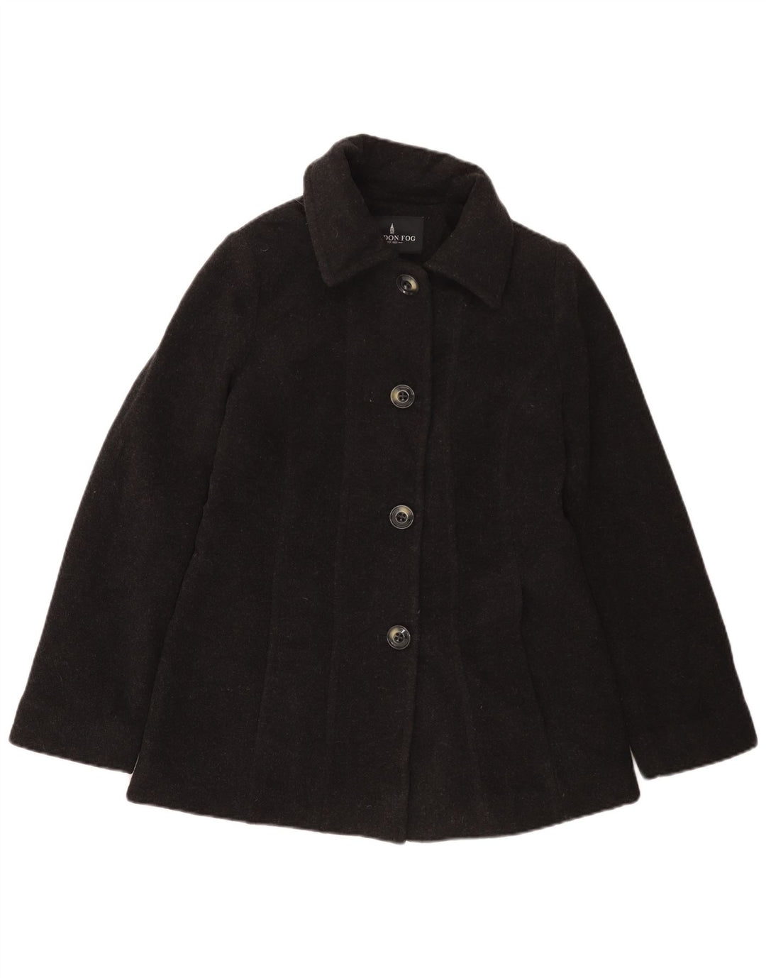 Женское пальто LONDON FOG UK 10, маленькое, серое, шерстяное