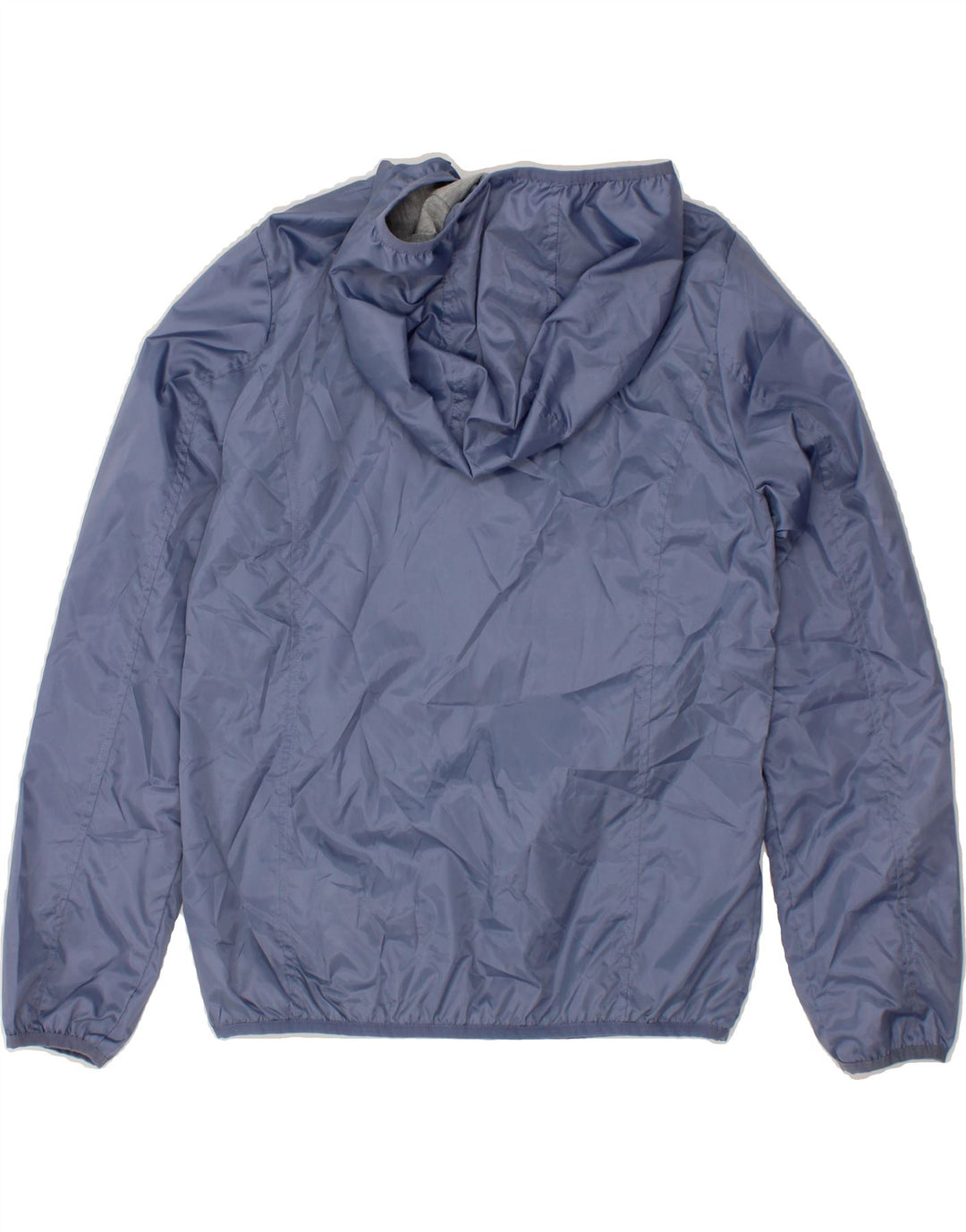 OVS Womens Hooded Rain Jacket IT 44 Medium Blue Polyester Vintage OVS and Second-Hand OVS from Messina Hembry 