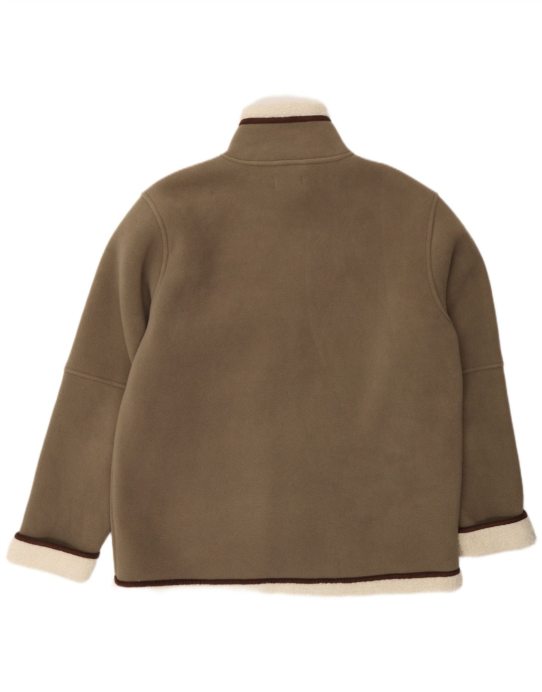 Мужская флисовая куртка Klepper IT 54 2XL Коричневая, полиэстер с цветными блоками