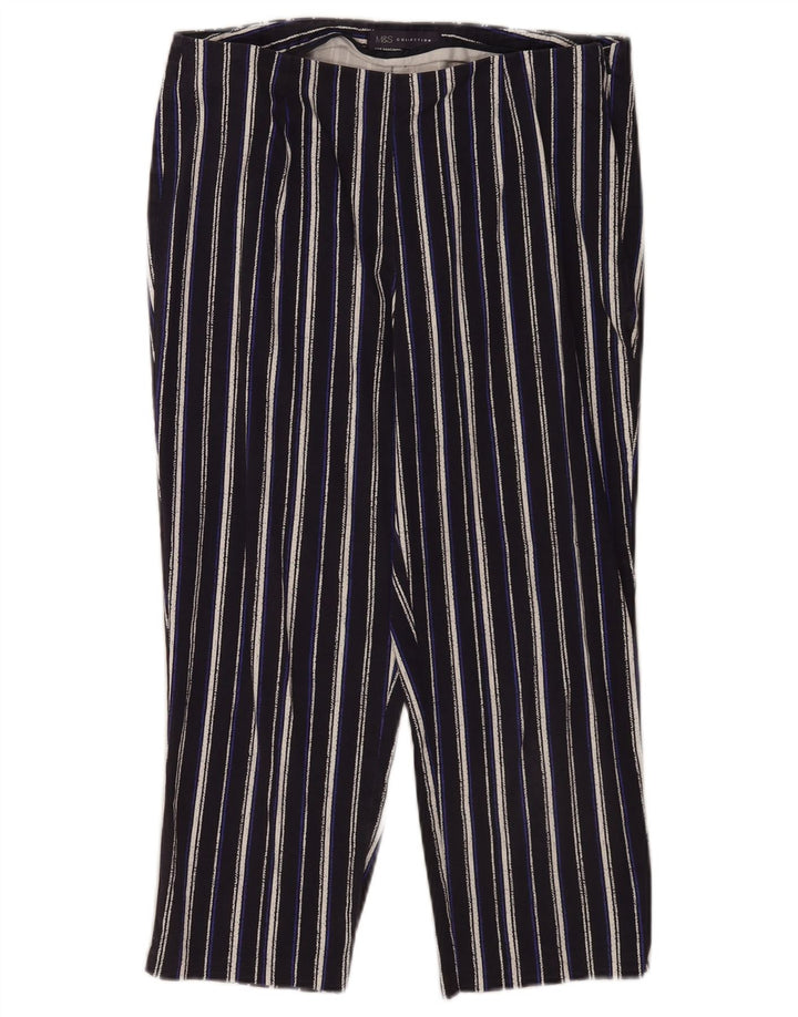 Женские капри Marks & Spencer UK 12 Medium W30 L20 Темно-синие