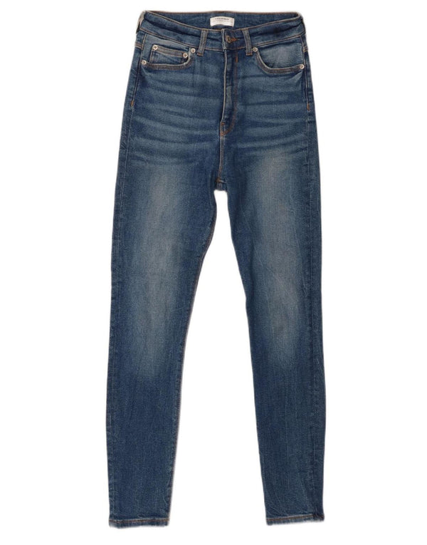 Женские джинсы скинни Zara EU 36 XS W26 L27 синие