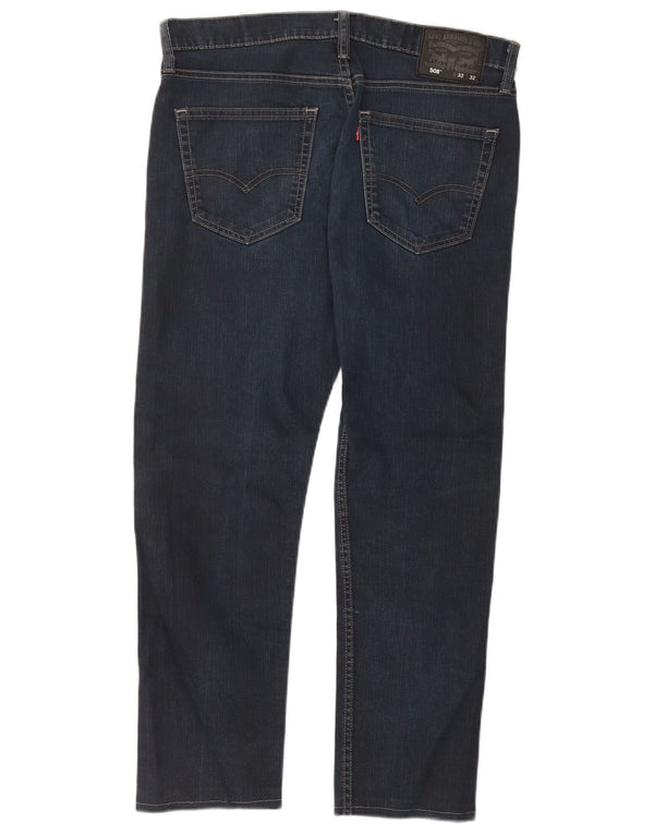 Мужские зауженные джинсы Levi's 508 W32 L26 Темно-синие, хлопок