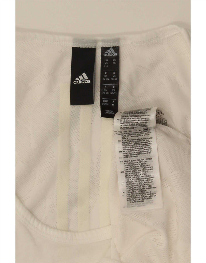 Женский жилет Adidas Top UK 4/6 XS Белый полиэстер