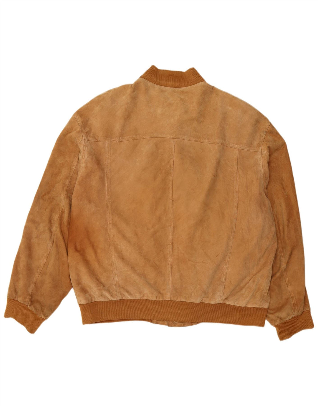 Винтажная мужская замшевая куртка-бомбер UK 42 XL Коричневая