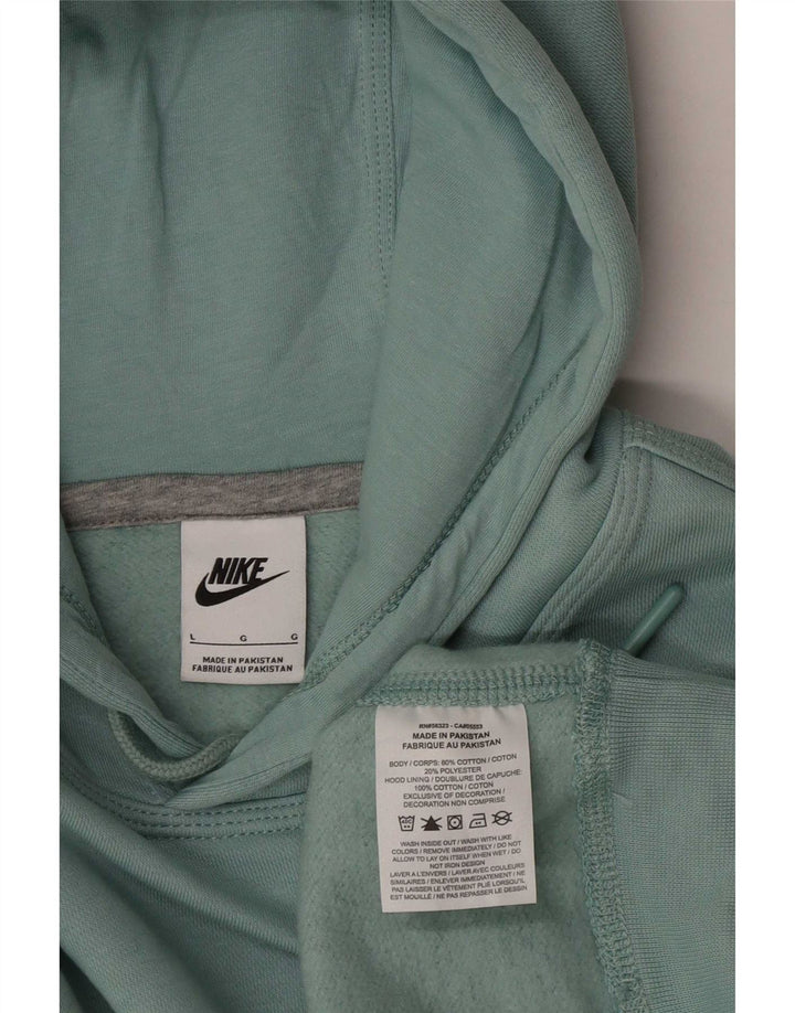 Мужской джемпер с капюшоном Nike, большой синий, хлопок