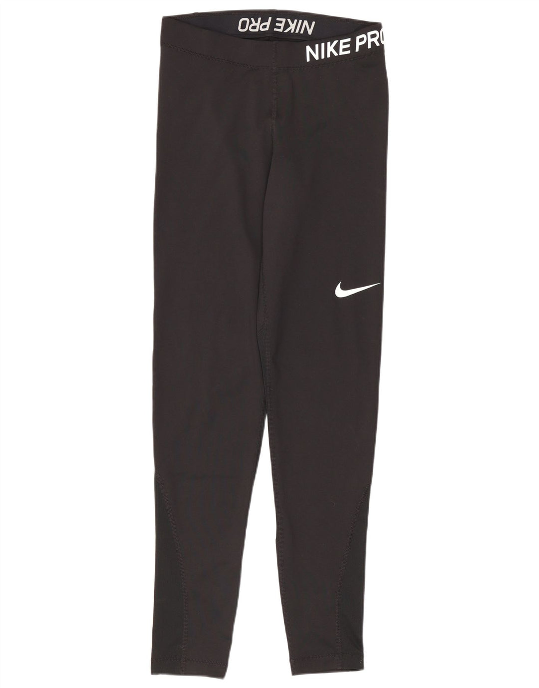 Женские леггинсы с рисунком Nike Dri Fit UK 8, маленькие черные, полиэстер