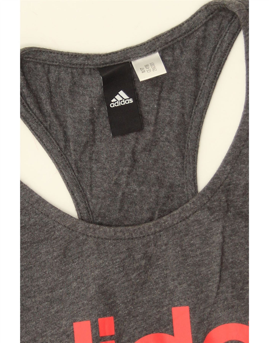 Женский жилет Adidas с графическим рисунком Top UK 8, маленький серый в крапинку