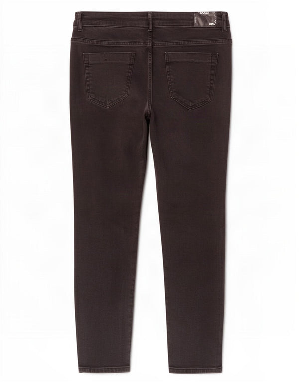 Женские узкие укороченные джинсы Zara EU 44 XL W34 L24, черные