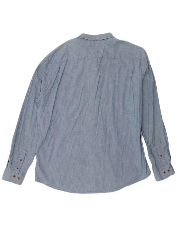 Мужская рубашка Tommy Hilfiger 2XL, синяя, хлопок