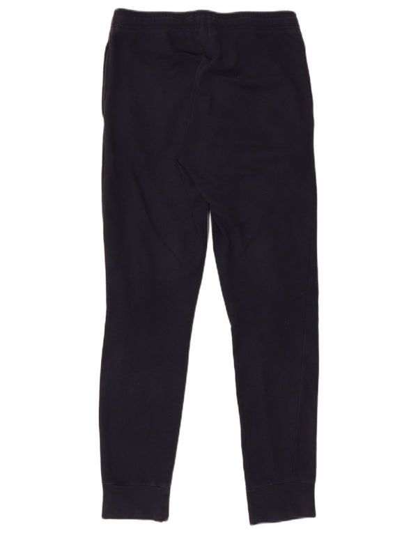 Adidas Womens Tracksuit Trousers Joggers UK 10 Small Navy Blue Cotton