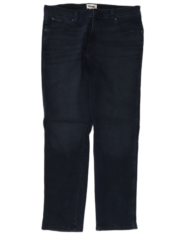 Мужские джинсы Wrangler Texas Slim W36 L32, темно-синий хлопок