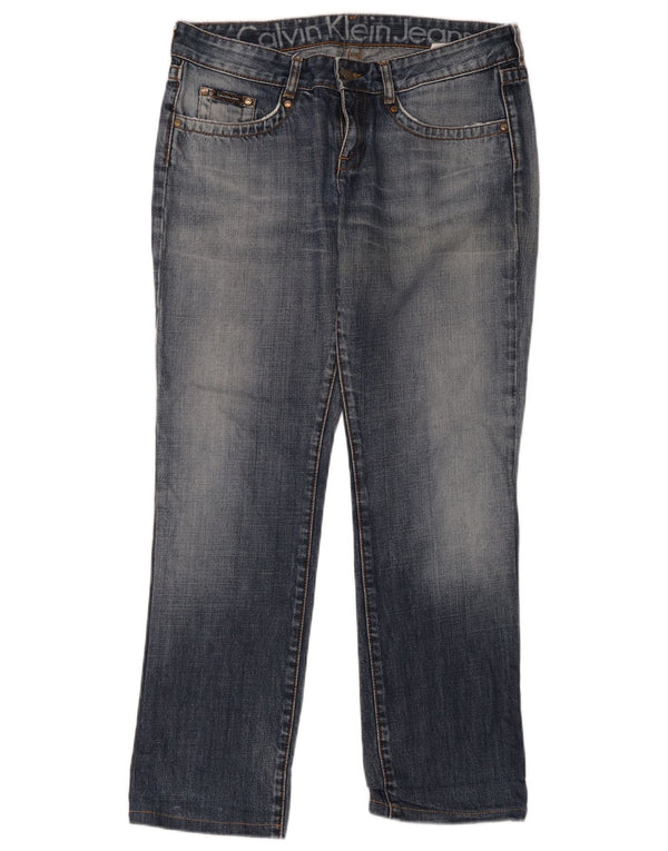Мужские прямые джинсы Calvin Klein W31 L34, синий хлопок