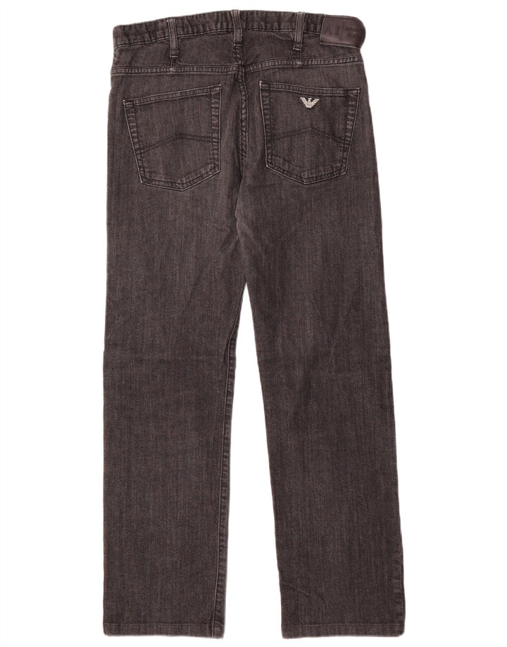 Женские прямые джинсы Armani W32 L28 Серые, хлопок